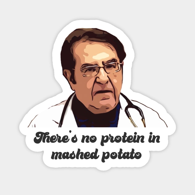 Dr. Now Mashed Potato Sticker by Harvesting
